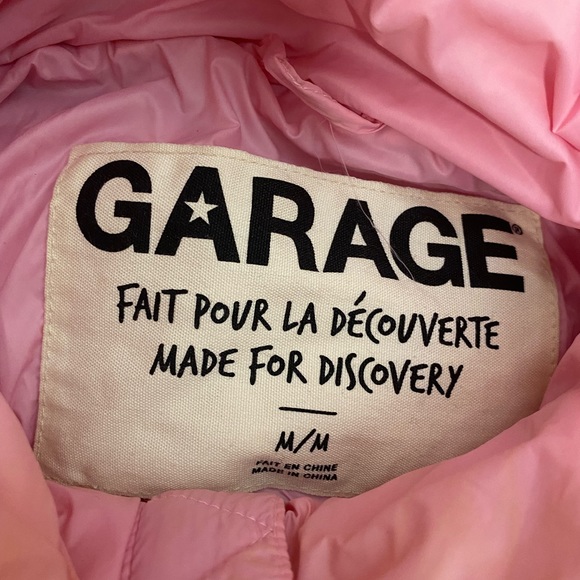 Garage Pink Crop Puffer - Picture 3 of 3